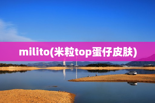 milito(米粒top蛋仔皮肤)