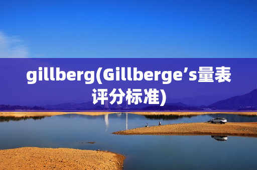 gillberg(Gillberge’s量表评分标准)