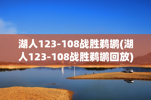 湖人123-108战胜鹈鹕(湖人123-108战胜鹈鹕回放)