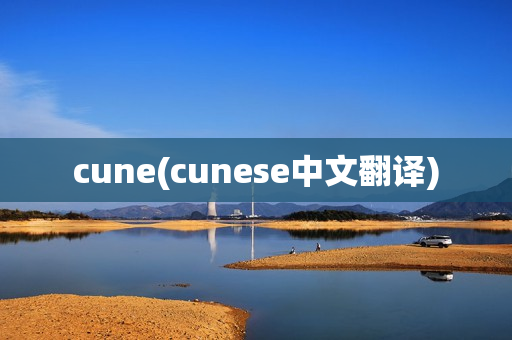 cune(cunese中文翻译)