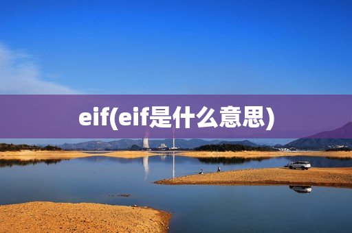 eif(eif是什么意思)