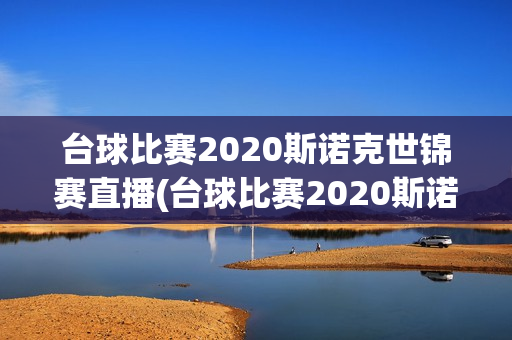 台球比赛2020斯诺克世锦赛直播(台球比赛2020斯诺克世锦赛直播回放)