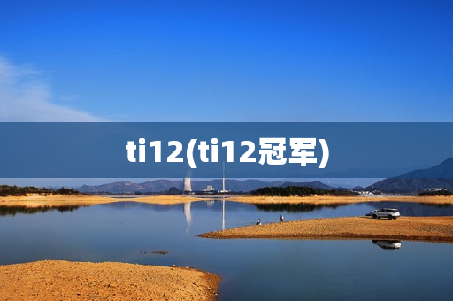 ti12(ti12冠军)